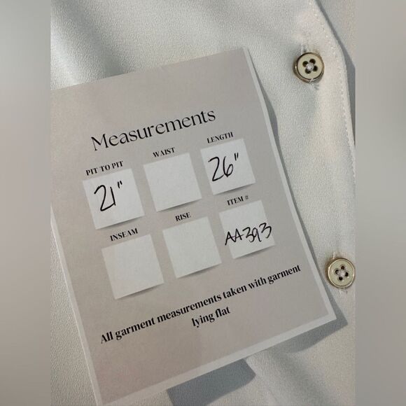 Cabi Oversized Women's Top Size XS White V Neck - Picture 8 of 8